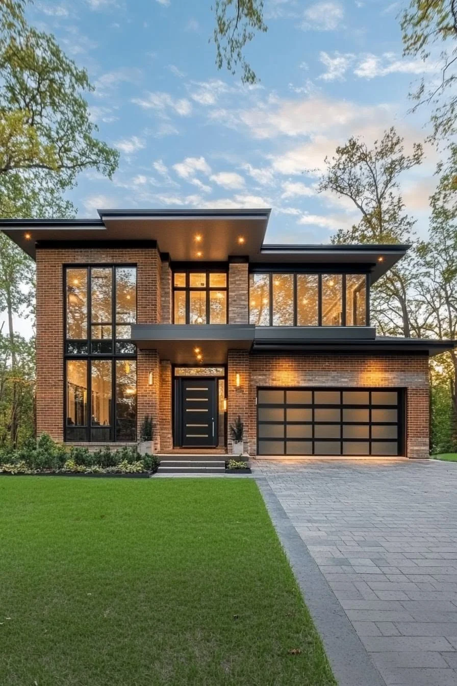 Luxury residential neighborhood