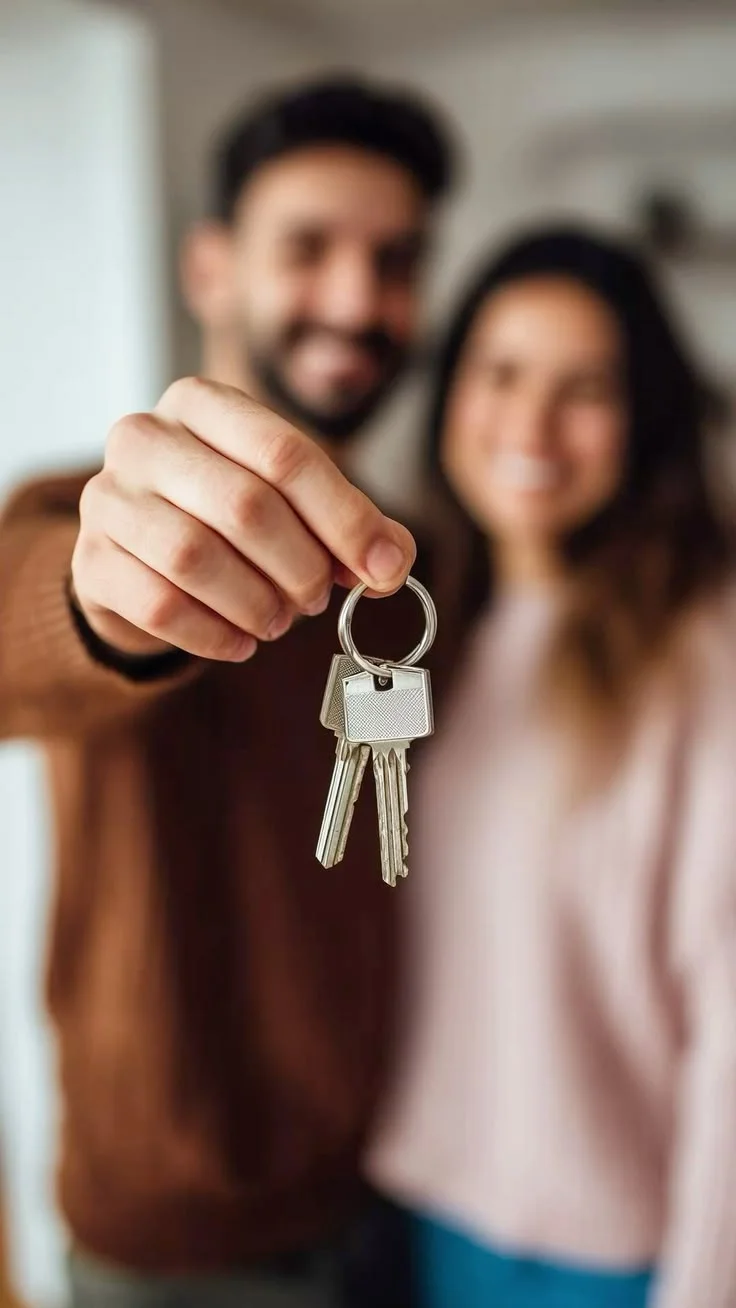 Closing day for the sale of a home
